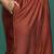 Plus Size Rust Embroidered Straight Kurta Trousers With Dupatta Set
