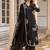 Women Floral Embroidered Regular Thread Work  Cotton Kurta with Trousers & With Dupatta
