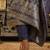 Floral Woven Design V-Neck Liva Zari Straight Kurta & Trousers With Dupatta