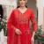Women Ethnic Motifs Printed Angrakha  Cotton Kurta with Trousers & With Dupatta