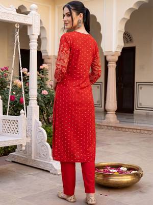 Women Ethnic Motifs Printed Angrakha  Cotton Kurta with Trousers & With Dupatta 6