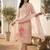 Women Floral Embroidered Regular Thread Work Kurta with Trousers & With Dupatta