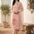 Women Floral Embroidered Regular Thread Work Kurta with Trousers & With Dupatta