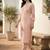Women Floral Embroidered Regular Thread Work Kurta with Trousers & With Dupatta