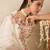 Floral Embroidered Round Neck Kurta With Trousers & Dupatta