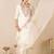 Floral Embroidered Round Neck Kurta With Trousers & Dupatta