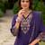 Women Floral Embroidered Panelled Sequinned Kurta with Trousers & With Dupatta