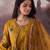 Ethnic Motifs Printed Straight Thread Work Kurta With Trousers & Dupatta