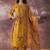 Ethnic Motifs Printed Straight Thread Work Kurta With Trousers & Dupatta