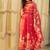 Women Floral Printed Cotton Kurta with Pyjama & Dupatta