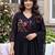 Women Floral Embroidered Empire Thread Work Pure Cotton Kurta with Trousers & With Dupatta