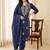 Women Ethnic Motifs Embroidered Regular Thread Work  Cotton Kurta with Trousers & With Dupatta