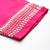 Plus Size Magenta Embroidered Straight Kurta Trousers With Dupatta Set