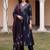 Women Printed Panelled Thread Work  Cotton Kurta with Trousers & With Dupatta