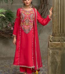 Women Ethnic Motifs Embroidered Kurta with Trousers & Dupatta