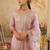Ethnic Motifs Woven Design Zari Straight Kurta With Trousers & Dupatta