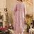 Ethnic Motifs Woven Design Zari Straight Kurta With Trousers & Dupatta
