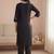 Women Ethnic Motifs Embroidered Regular Thread Work  Cotton Kurta with Trousers