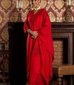 Ethnic Motifs Embroidered Sequined Straight Kurta With Trousers & Dupatta