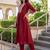 Women Ethnic Motifs Embroidered Empire Thread Work Liva Kurta with Trousers