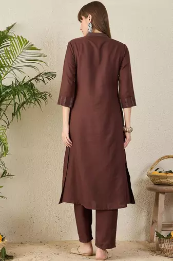 Women Regular A-Line Kurta with Trousers