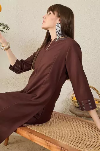 Women Regular A-Line Kurta with Trousers