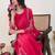 Floral Embroidered Round Neck Thread Work Straight Kurta with Trousers