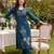Women Floral Embroidered Regular Thread Work  Cotton Kurta with Trousers