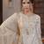 Floral Embroidered Liva Kurta with Trousers & Dupatta