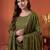 Women Ethnic Motifs Embroidered Regular Kurta with Trousers & With Dupatta