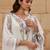 Women Floral Embroidered Regular Sequinned  Cotton Kurta & Trousers & Dupatta