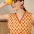 Ethnic Motifs Printed V-Neck Straight  Cotton Kurta With Trousers
