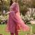 Women Floral Embroidered Regular Thread Work Kurta with Trousers & With Dupatta