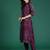 Floral Embroidered Thread Work Pure Cotton Kurta with Trousers