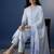 Women Dyed Regular Linen Kurta with Trousers & With Dupatta