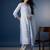 Women Dyed Regular Linen Kurta with Trousers & With Dupatta