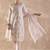 Floral Embroidered V-Neck Thread Work  Cotton Kurta With Trousers & Dupatta