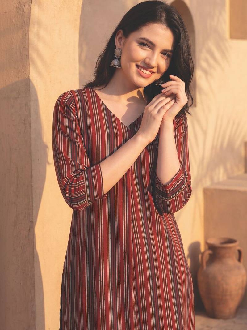 Women Printed Regular Pure Cotton Kurta with Trousers