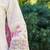 Women Floral Embroidered Regular Thread Work Linen Kurta with Trousers & With Dupatta