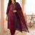 Women Ethnic Motifs Embroidered Regular Thread Work Pure Cotton Kurta with Trousers & With Dupatta