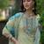 Women Floral Embroidered Regular Thread Work  Cotton Kurta with Trousers & With Dupatta
