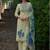 Women Floral Embroidered Regular Thread Work  Cotton Kurta with Trousers & With Dupatta