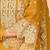 Floral Embroidered Zari Organza Kurta With Trousers And Dupatta