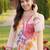 Women Floral Printed Regular Linen Kurta with Trousers & With Dupatta
