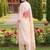 Women Floral Printed Regular Linen Kurta with Trousers & With Dupatta