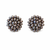 Grey freshwater pearl cluster stud earrings for women