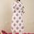 Women Floral Printed Pleated  Cotton Kurta with Trousers