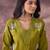 Ethnic Motifs Embroidered Straight Thread Work Kurta With Trouser