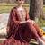 Women Ethnic Motifs Embroidered Empire Thread Work  Cotton Kurta with Trousers & With Dupatta