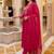 Women Ethnic Motifs Embroidered Regular Thread Work  Cotton Kurta with Trousers & With Dupatta